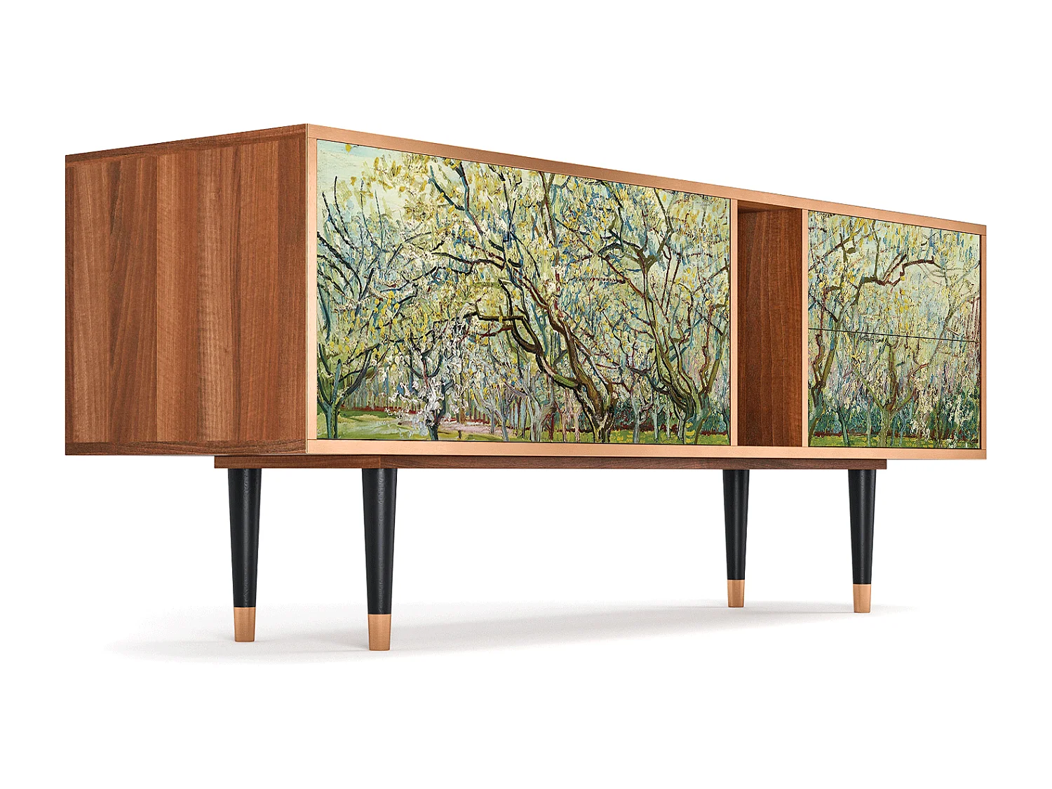 TV-meubel - 170х69х48 cm - T1 - The Wit Orchard, Walnoot