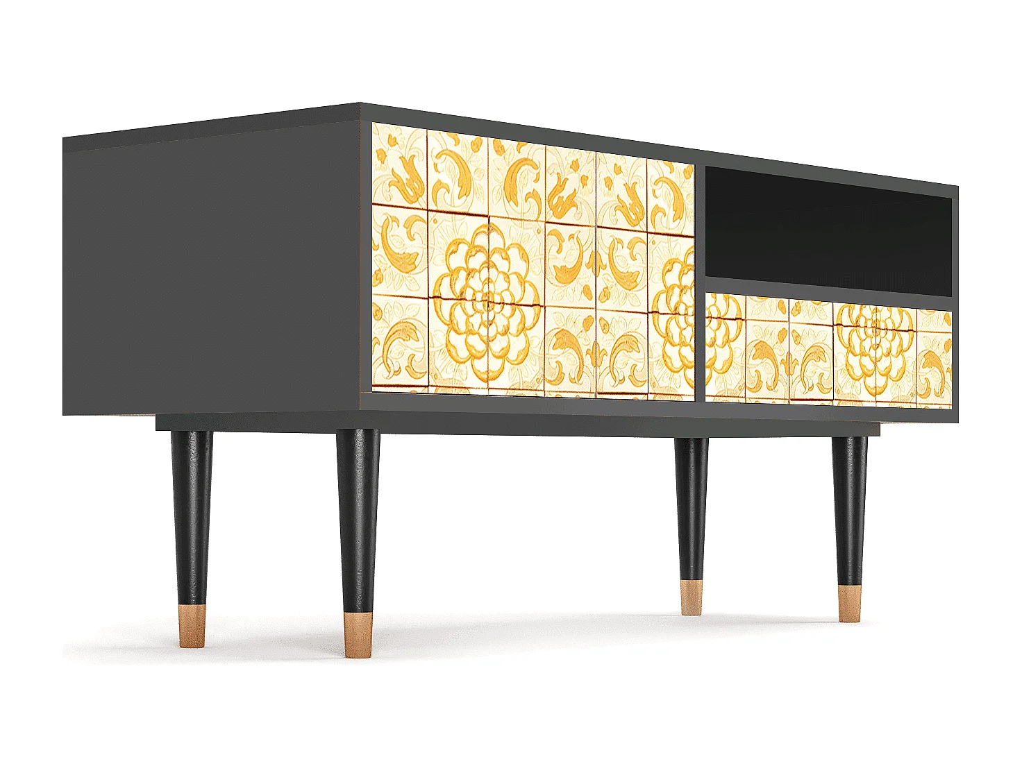 TV-Möbel - 115х59х48 cm - T3 - Sunshiny Tile, Anthrazit