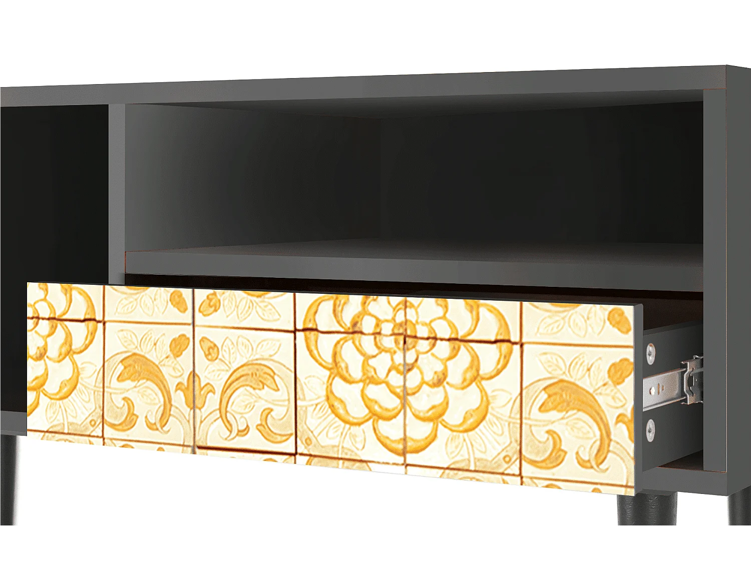TV-Möbel - 115х59х48 cm - T3 - Sunshiny Tile, Anthrazit