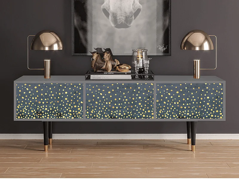 TV-Möbel - 170х59х48 cm - T4 - Foggy Lights, Grau