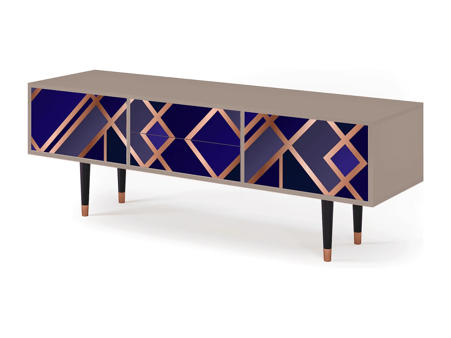 TV-Möbel - 170х59х48 cm - T4 - Aquamarine Getsby, Latte