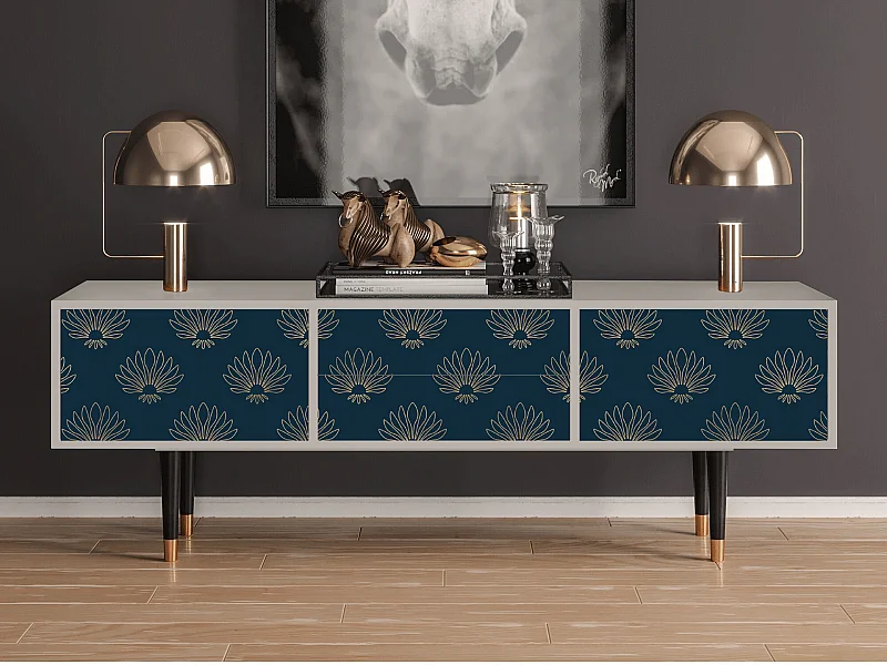 Meuble TV - 170х59х48 cm - T4 - Blue Lotus, Sable