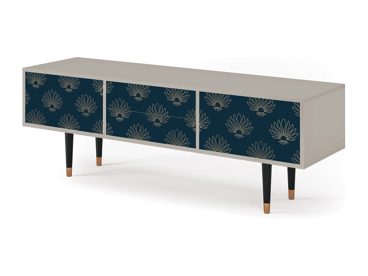 TV-Möbel - 170х59х48 cm - T4 - Blue Lotus, Sand