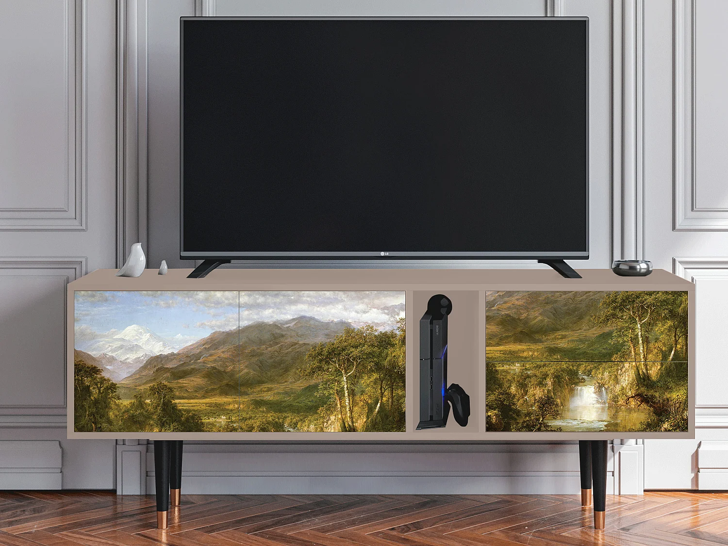 TV-meubel - 170х69х48 cm - T1 - The Heart of the Andes , Latte