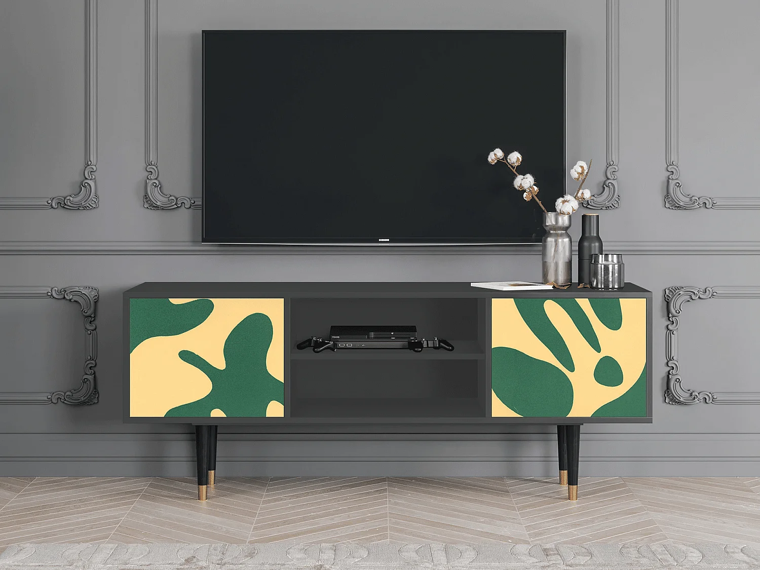 Mobile TV - 170х69х48 cm - T2 - Constellations by Arp, Antracite