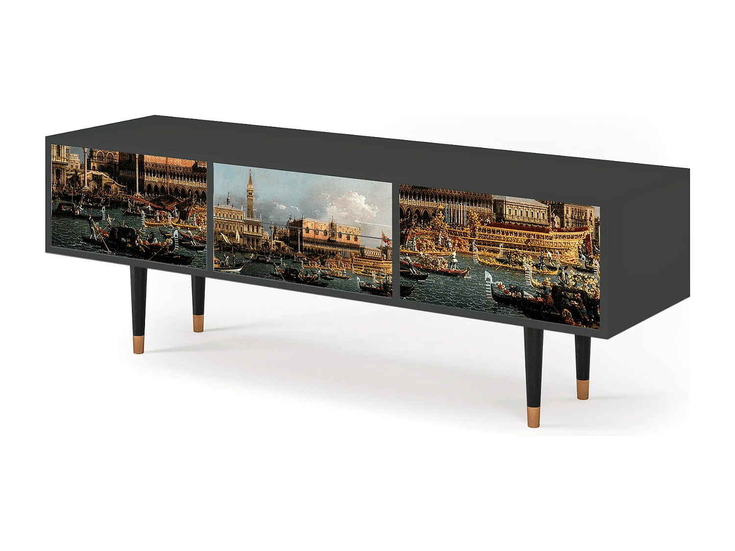 Meuble TV - 170х59х48 cm - T4 - The Bucintoro, Anthracite