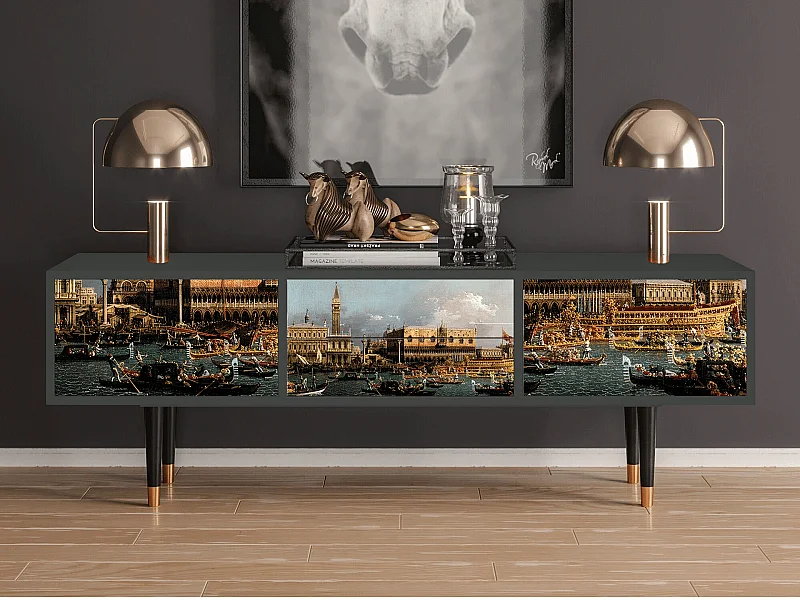 Meuble TV - 170х59х48 cm - T4 - The Bucintoro, Anthracite