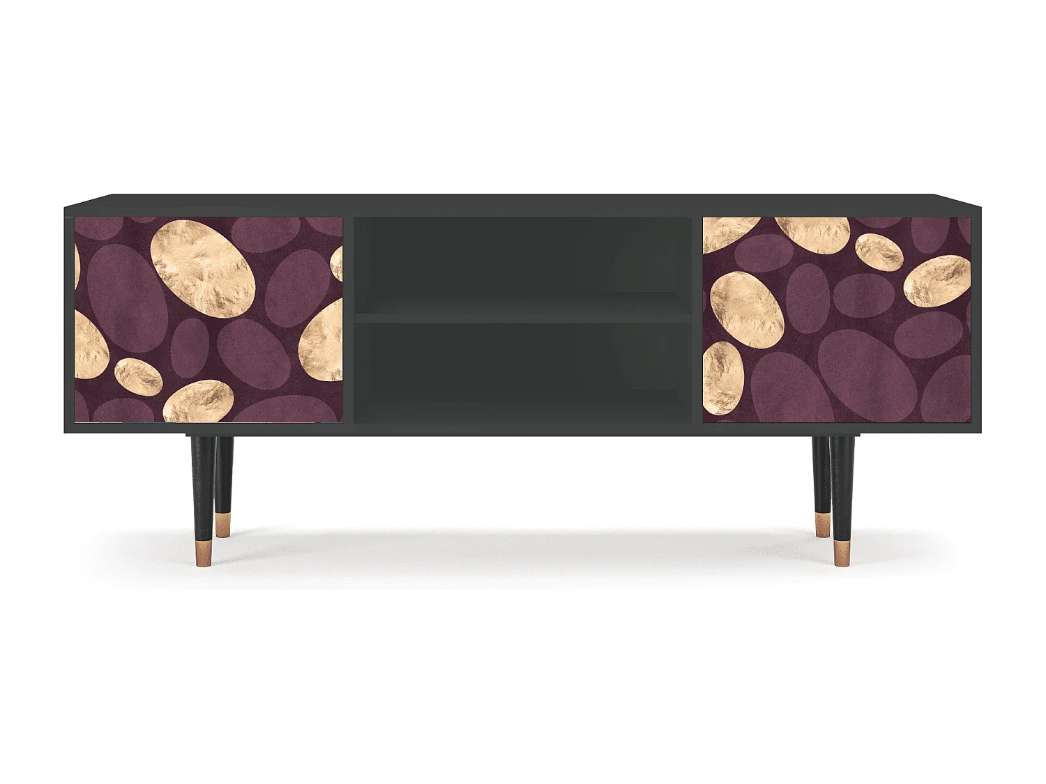 Mobile TV - 170х69х48 cm - T2 - Fine Wine, Antracite