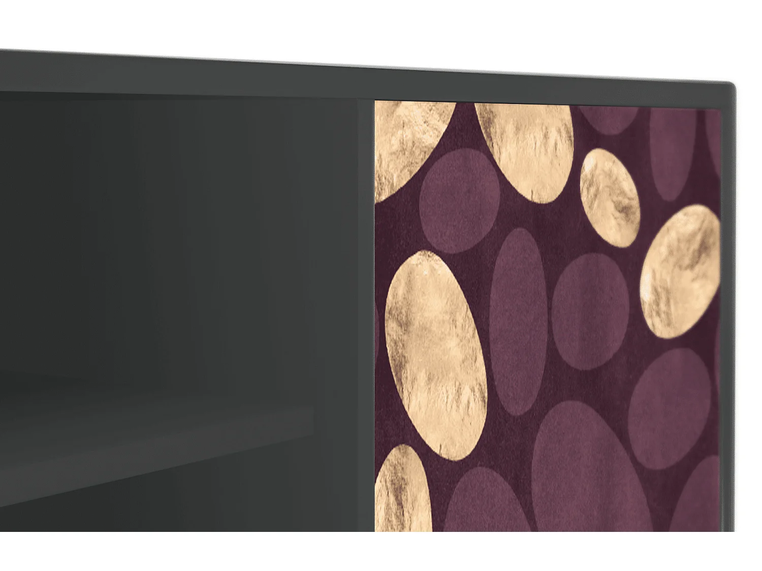 Mobile TV - 170х69х48 cm - T2 - Fine Wine, Antracite