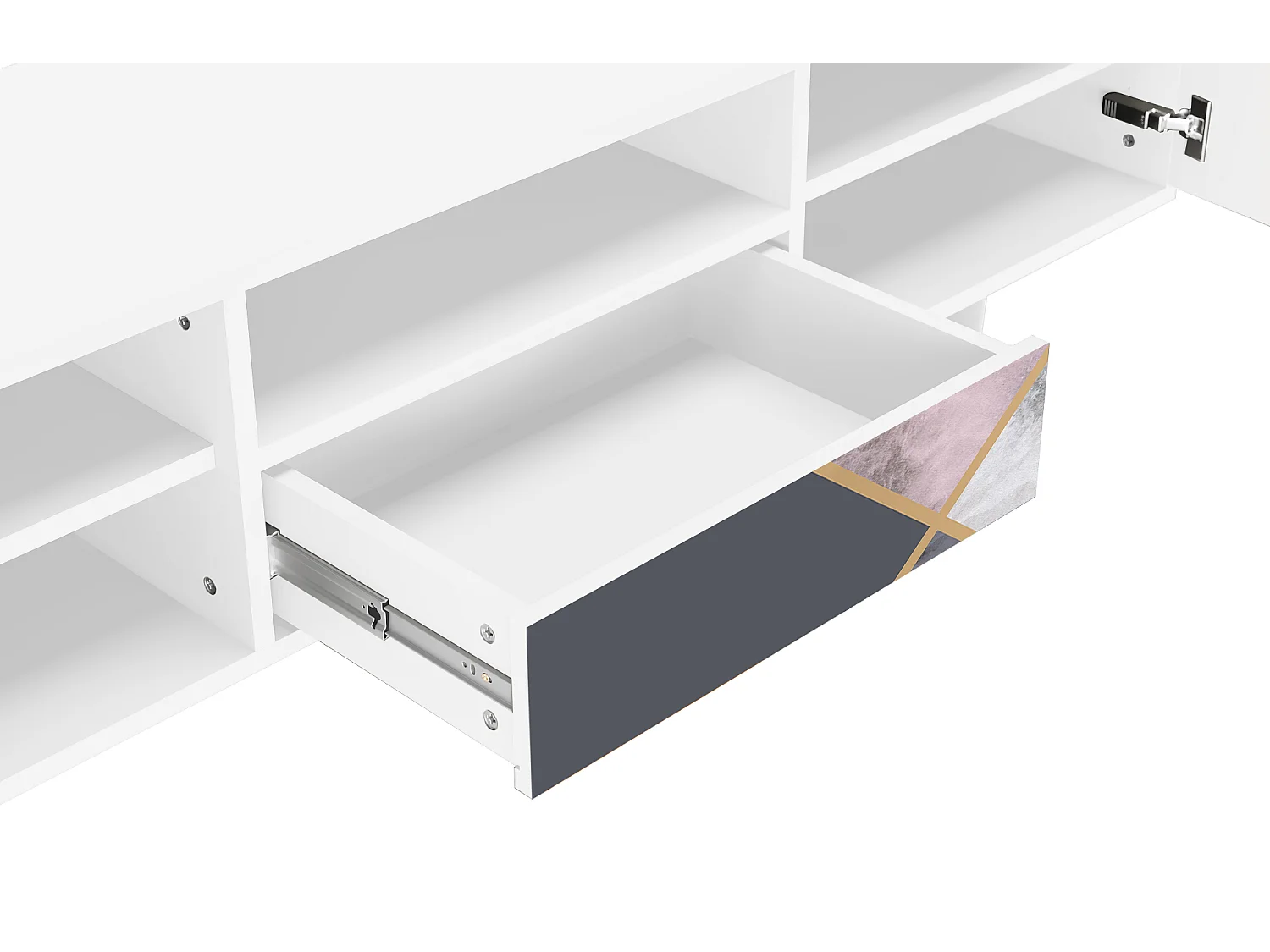 TV-meubel - 170х59х41 cm - T6 - Ideal Harmony, Wit