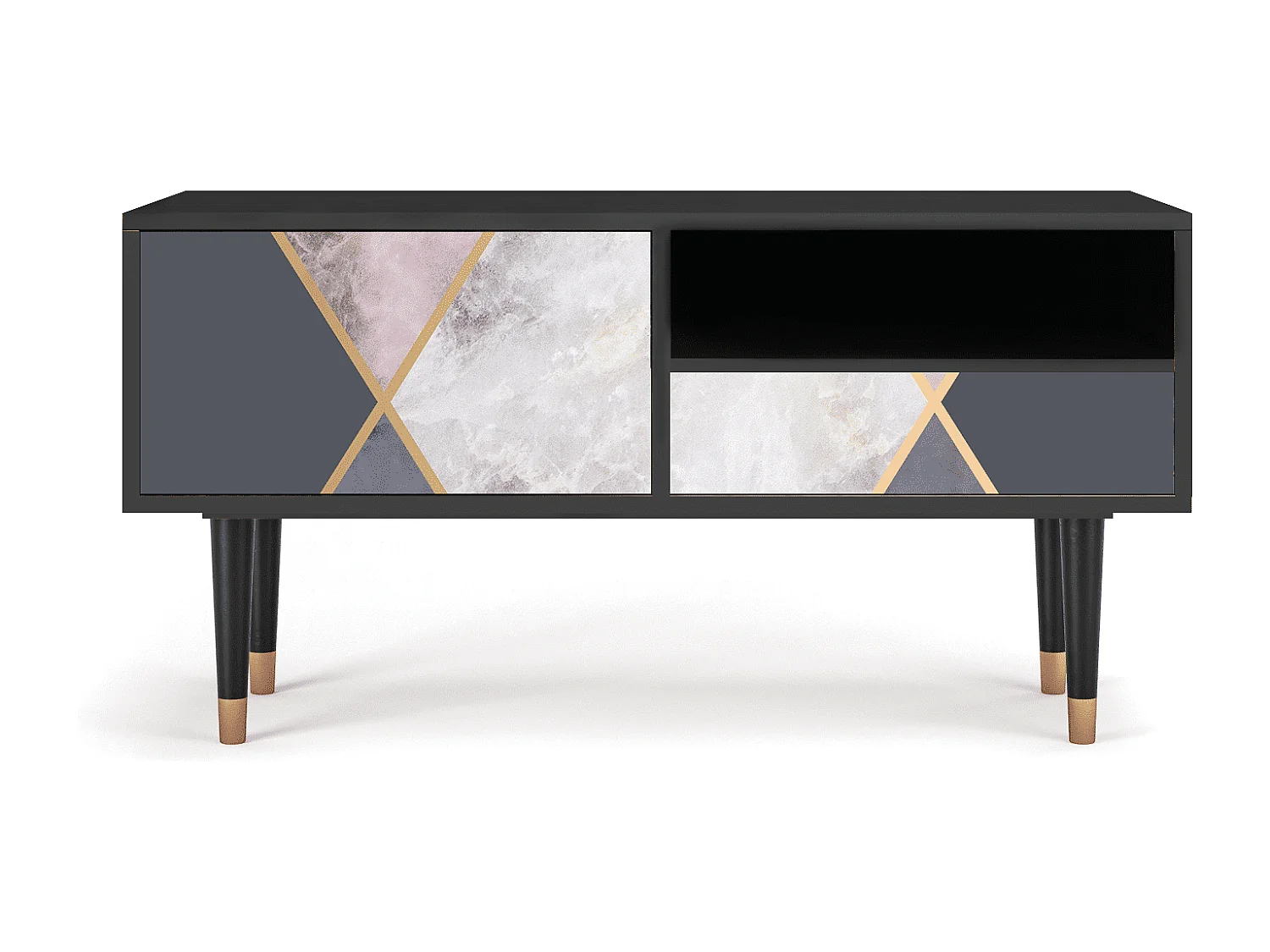 Meuble TV - 115х59х48 cm - T3 - Ideal Harmony, Anthracite