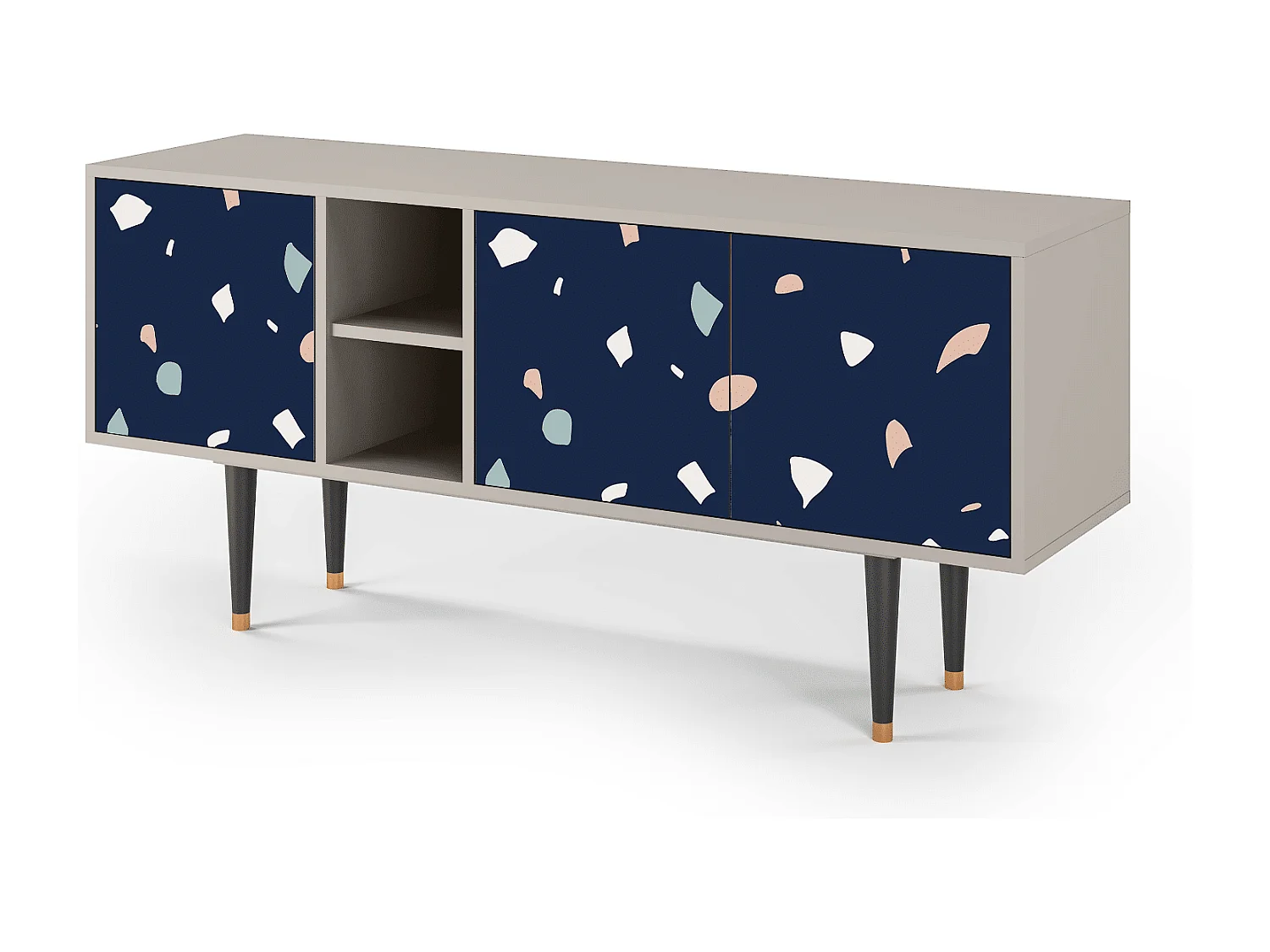 TV-Möbel - 150х69х41 cm - T5 - Space Satellites, Sand