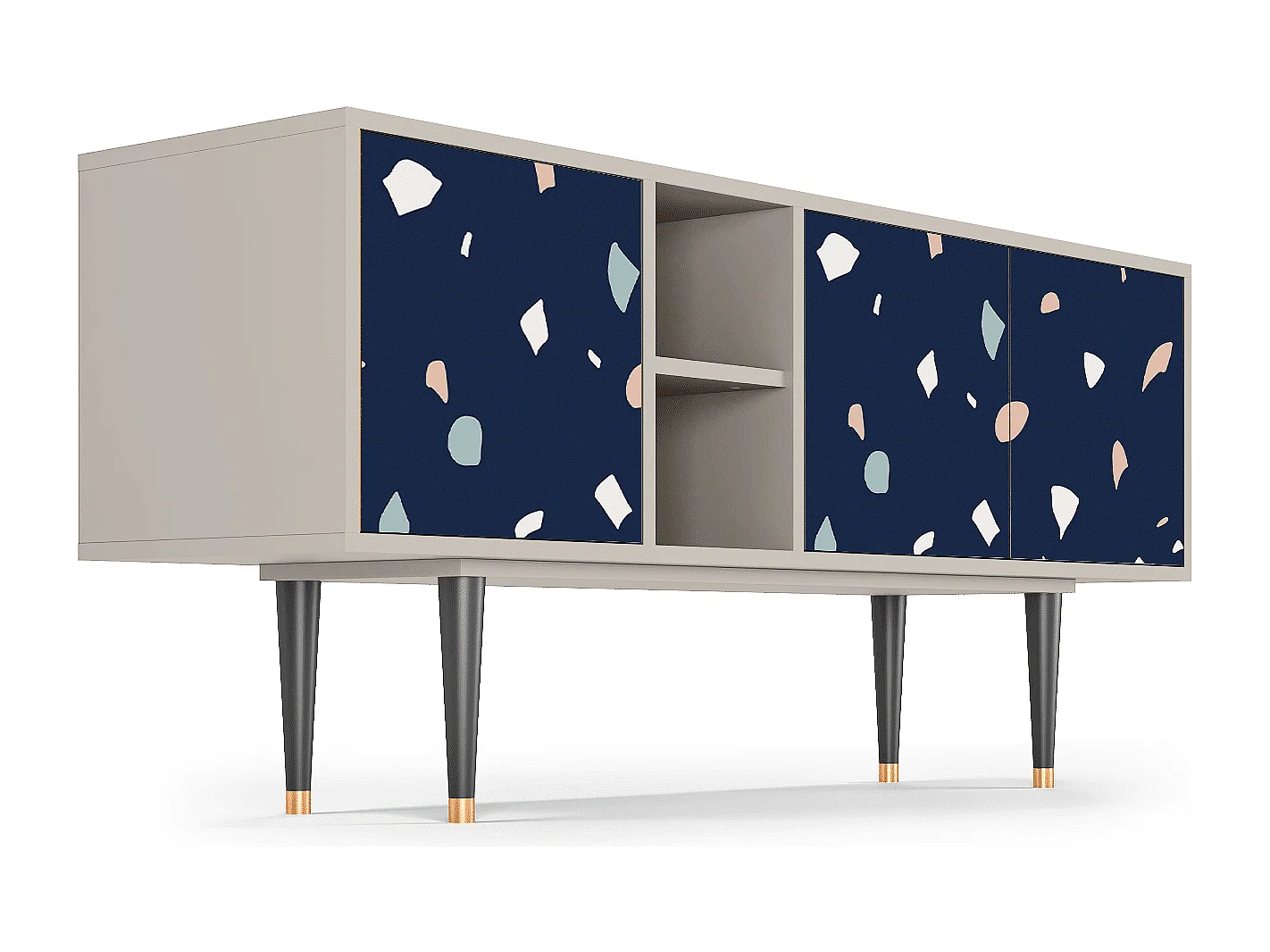 TV-Möbel - 150х69х41 cm - T5 - Space Satellites, Sand