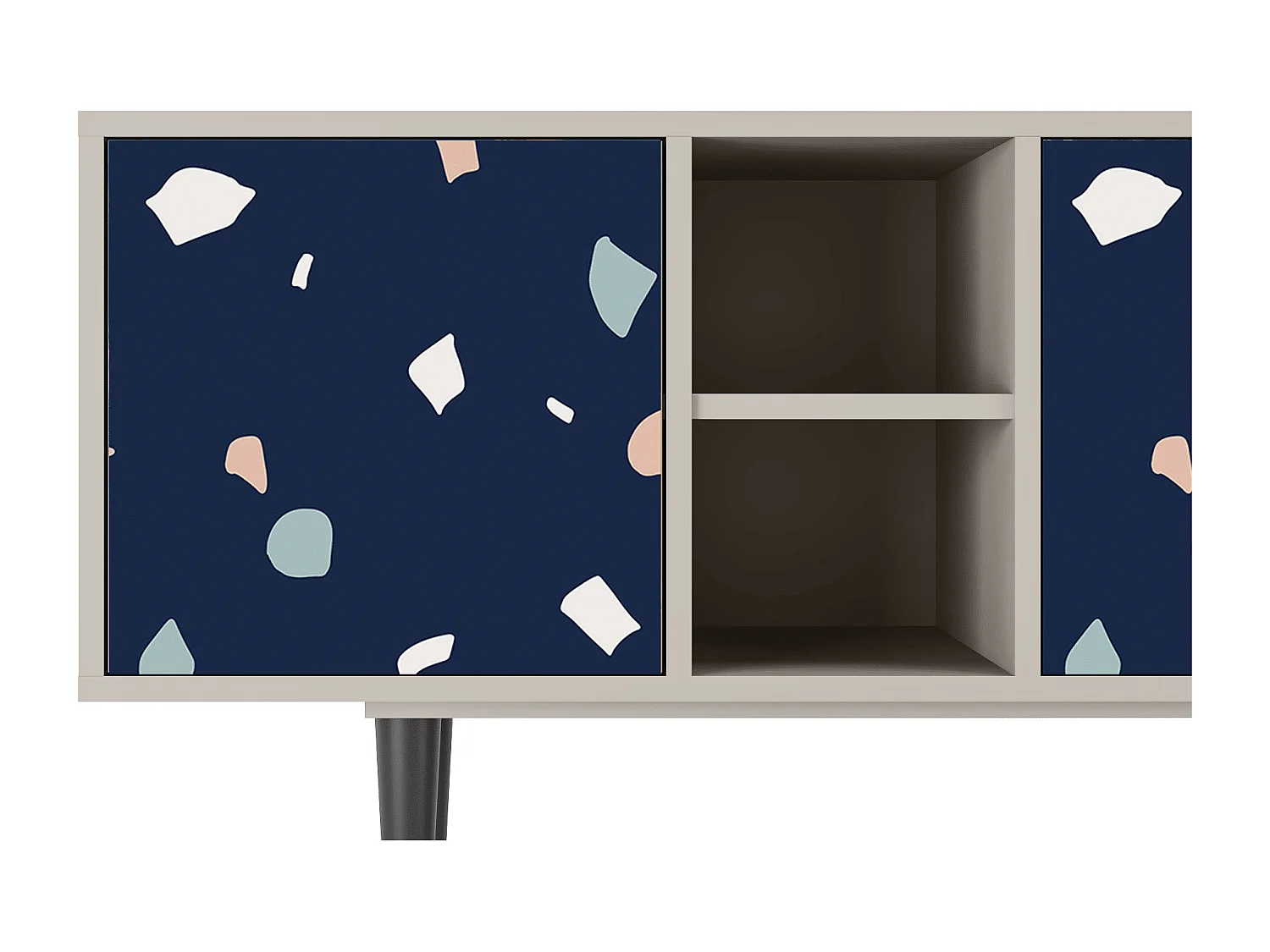 TV-Möbel - 150х69х41 cm - T5 - Space Satellites, Sand