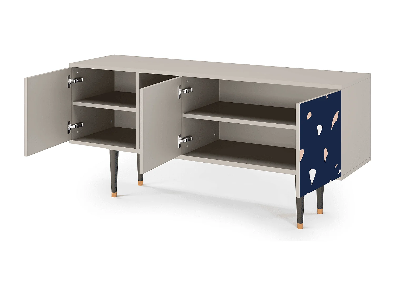 TV-Möbel - 150х69х41 cm - T5 - Space Satellites, Sand