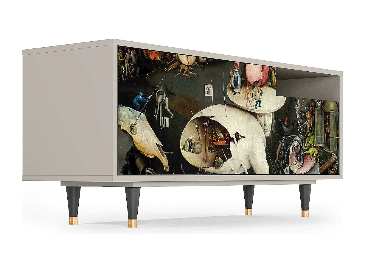 TV-Möbel - 125х56х41 cm - T7 - The Garden 2, Sand