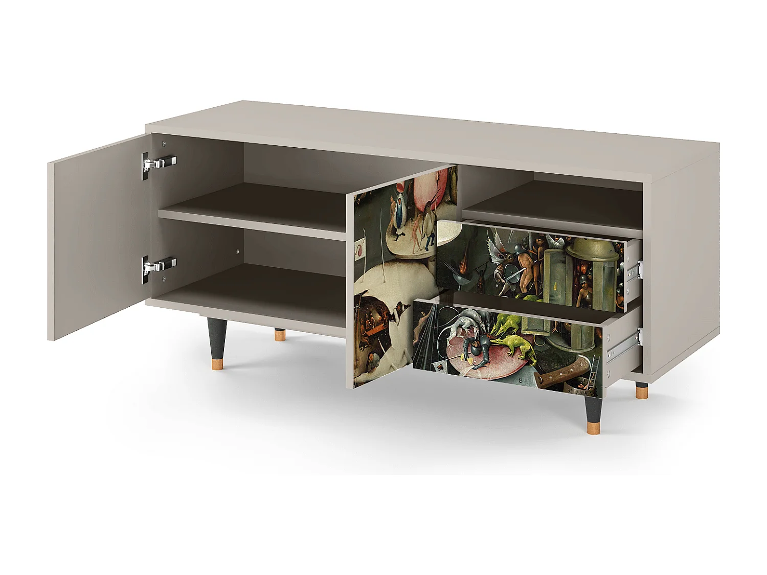 TV-Möbel - 125х56х41 cm - T7 - The Garden 2, Sand