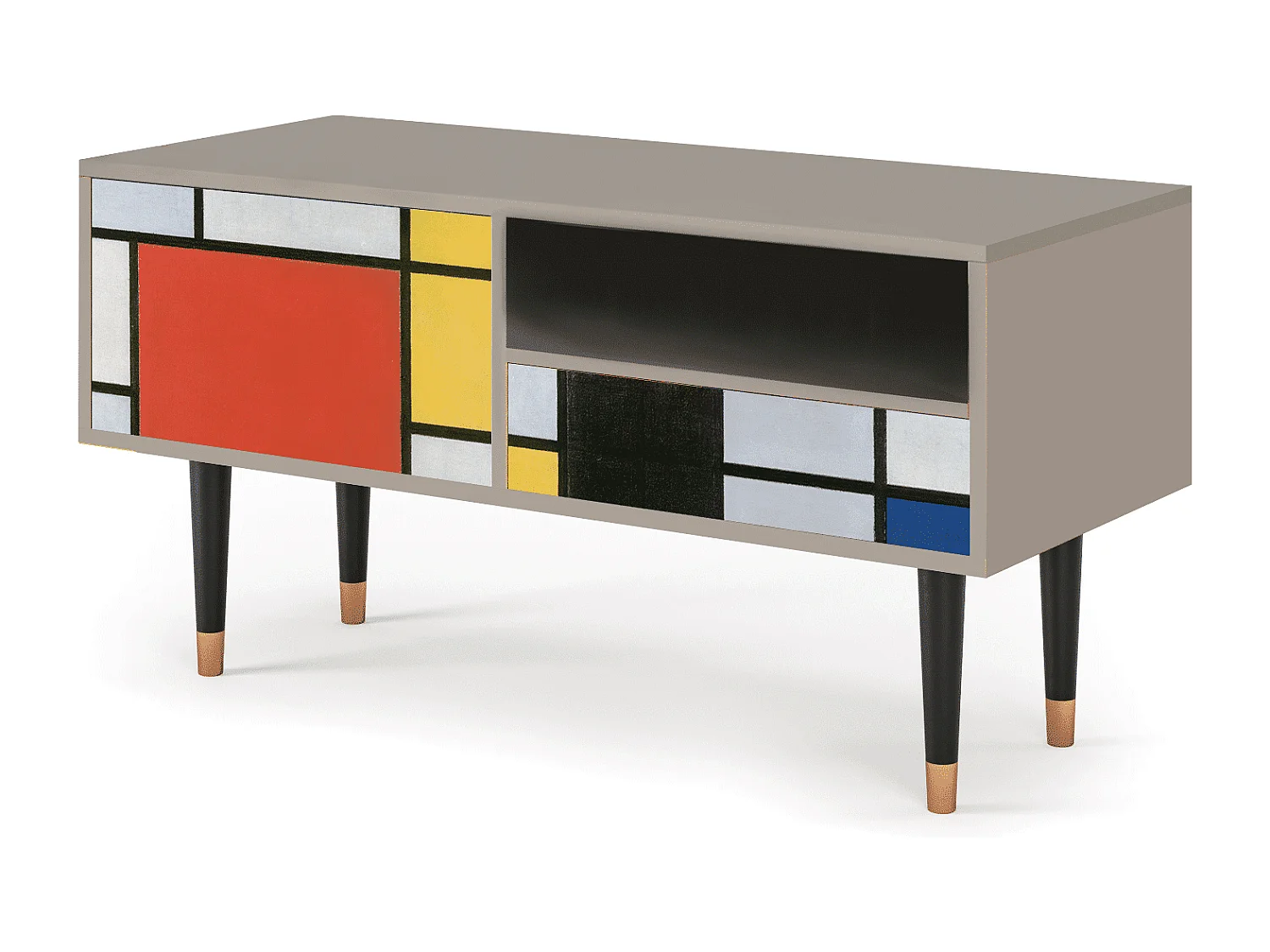 Meuble TV - 115х59х48 cm - T3 - Composition, Sable