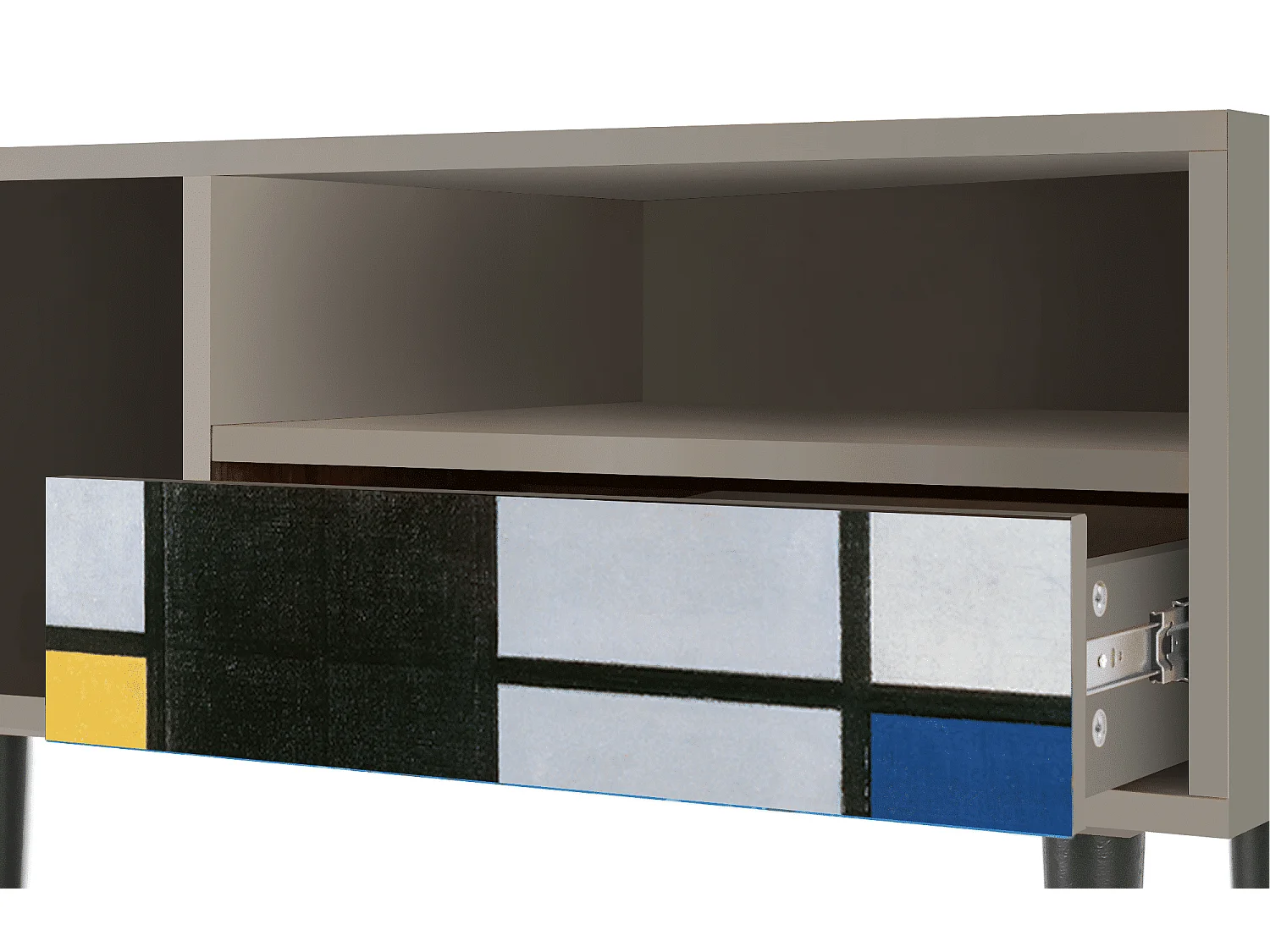 Meuble TV - 115х59х48 cm - T3 - Composition, Sable