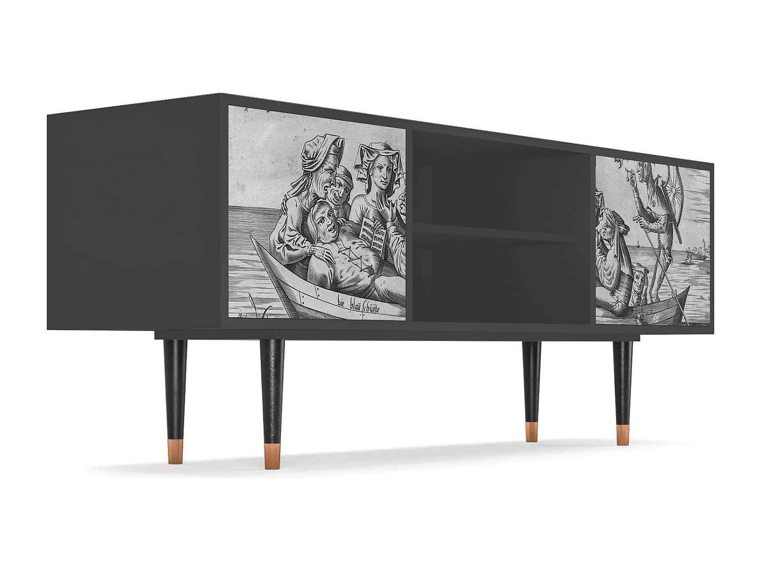 Meuble TV - 170х69х48 cm - T2 - Blau Schuyte, Anthracite