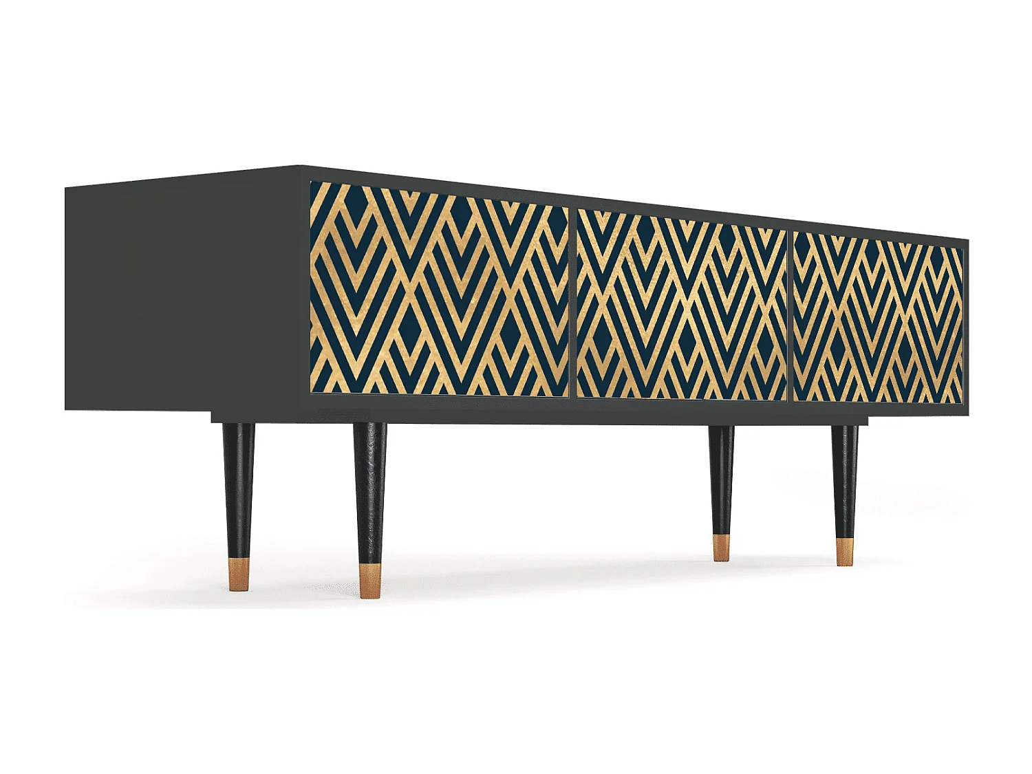 TV-Möbel - 170х59х48 cm - T4 - Egypt Triangles, Anthrazit