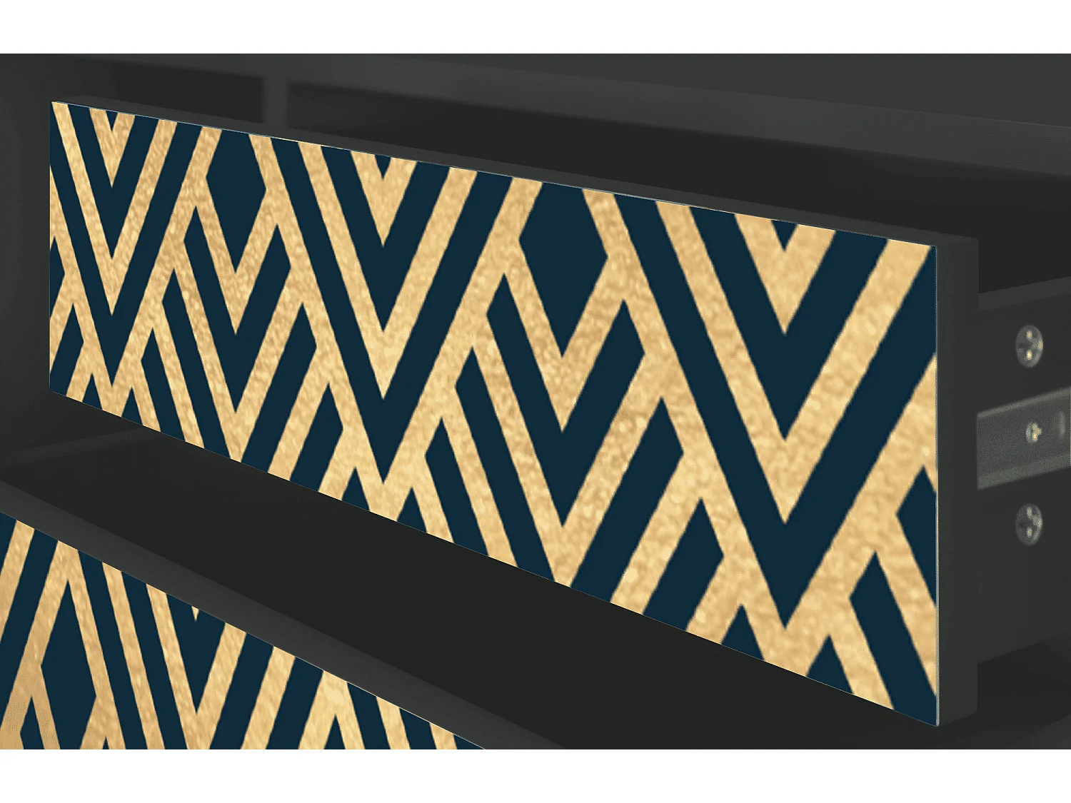 TV-Möbel - 170х59х48 cm - T4 - Egypt Triangles, Anthrazit