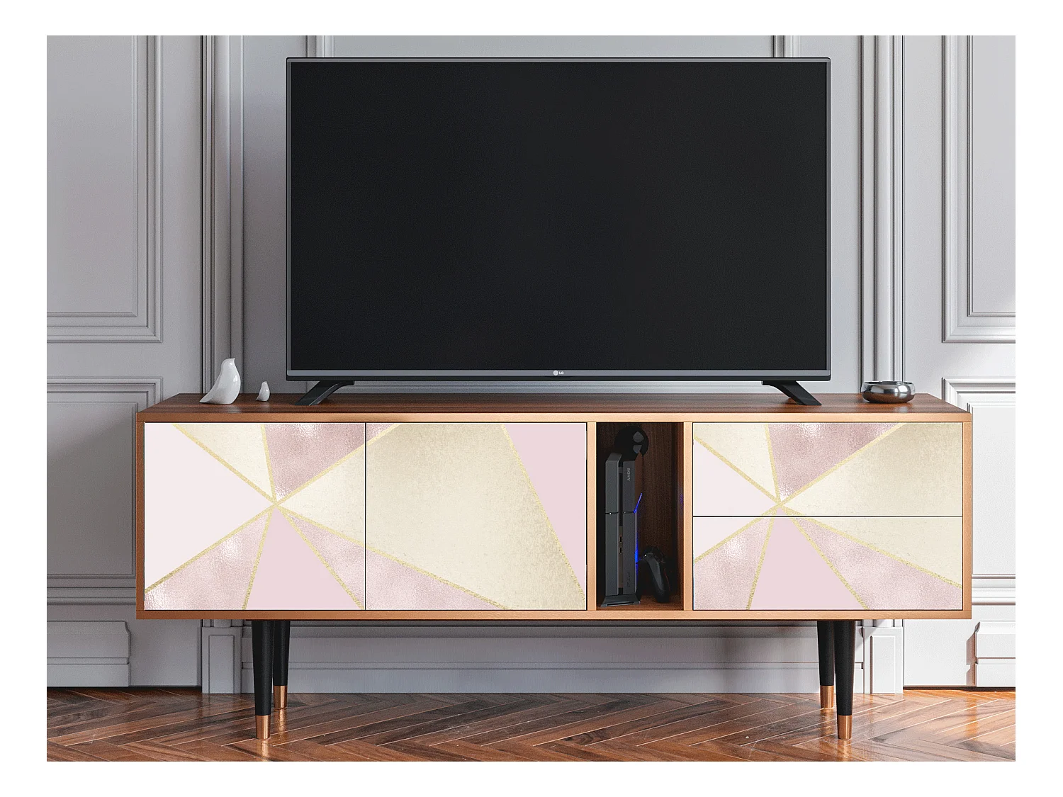 TV-Möbel - 170х69х48 cm - T1 - Cosmopolitan Diva, Walnuss