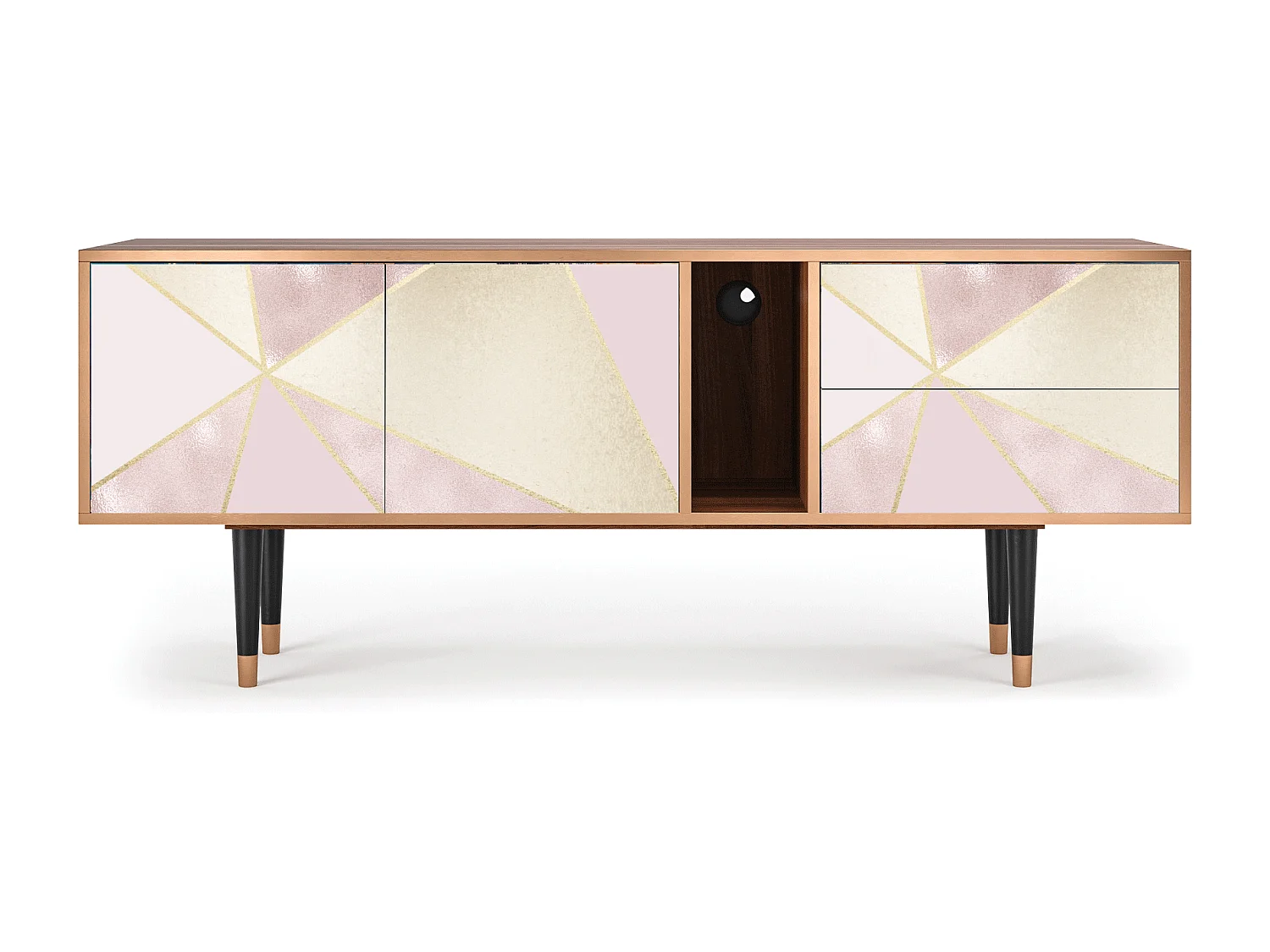 Mueble de TV - 170х69х48 cm - T1 - Cosmopolitan Diva, Nogal