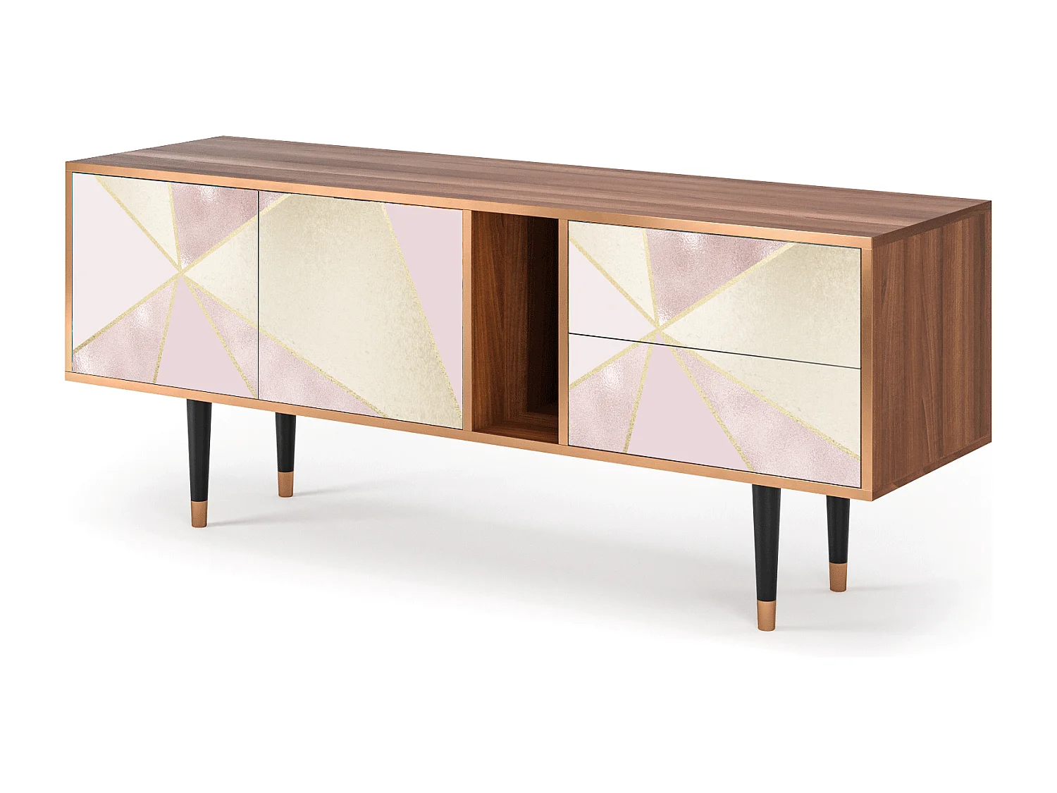 Mueble de TV - 170х69х48 cm - T1 - Cosmopolitan Diva, Nogal