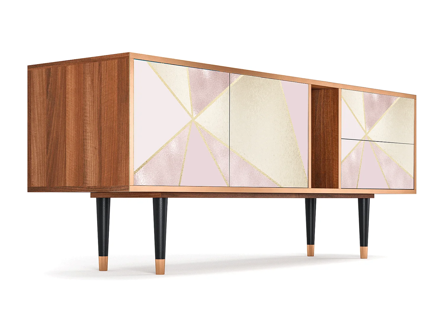 Mueble de TV - 170х69х48 cm - T1 - Cosmopolitan Diva, Nogal