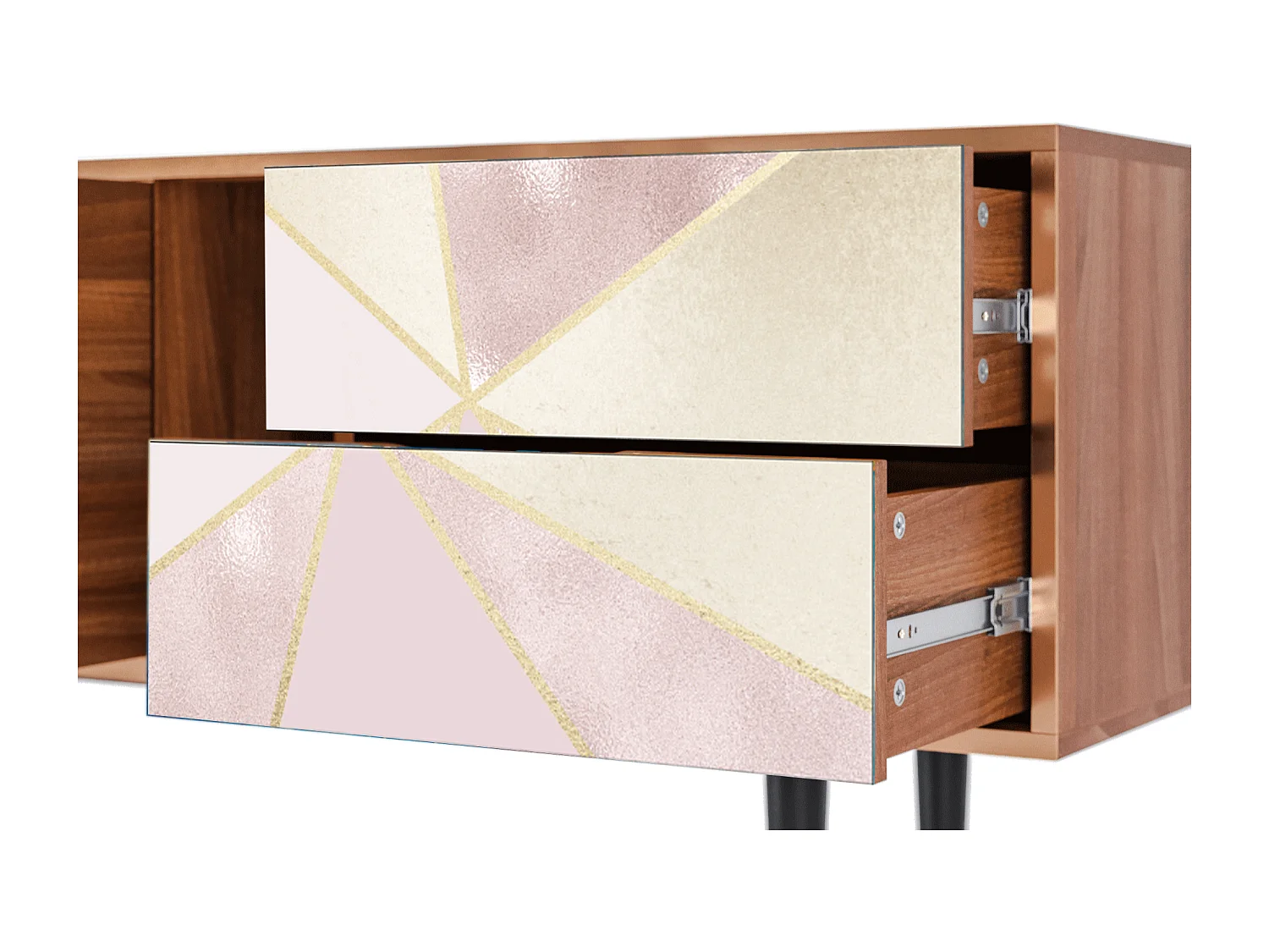 Mueble de TV - 170х69х48 cm - T1 - Cosmopolitan Diva, Nogal