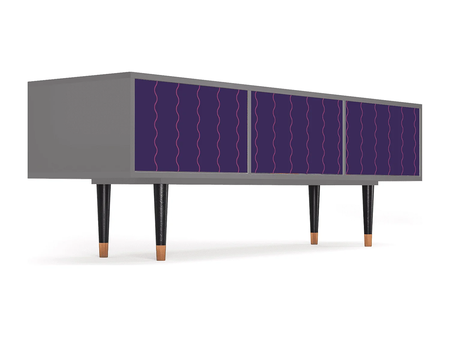 TV-meubel - 170х59х48 cm - T4 - Grape Maccaroni, Grijs