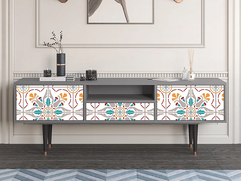 TV-Möbel - 170х59х41 cm - T6 - Spring Ceramics, Grau