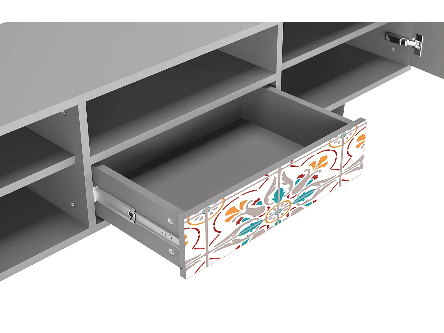 TV-meubel - 170х59х41 cm - T6 - Spring Ceramics, Grijs