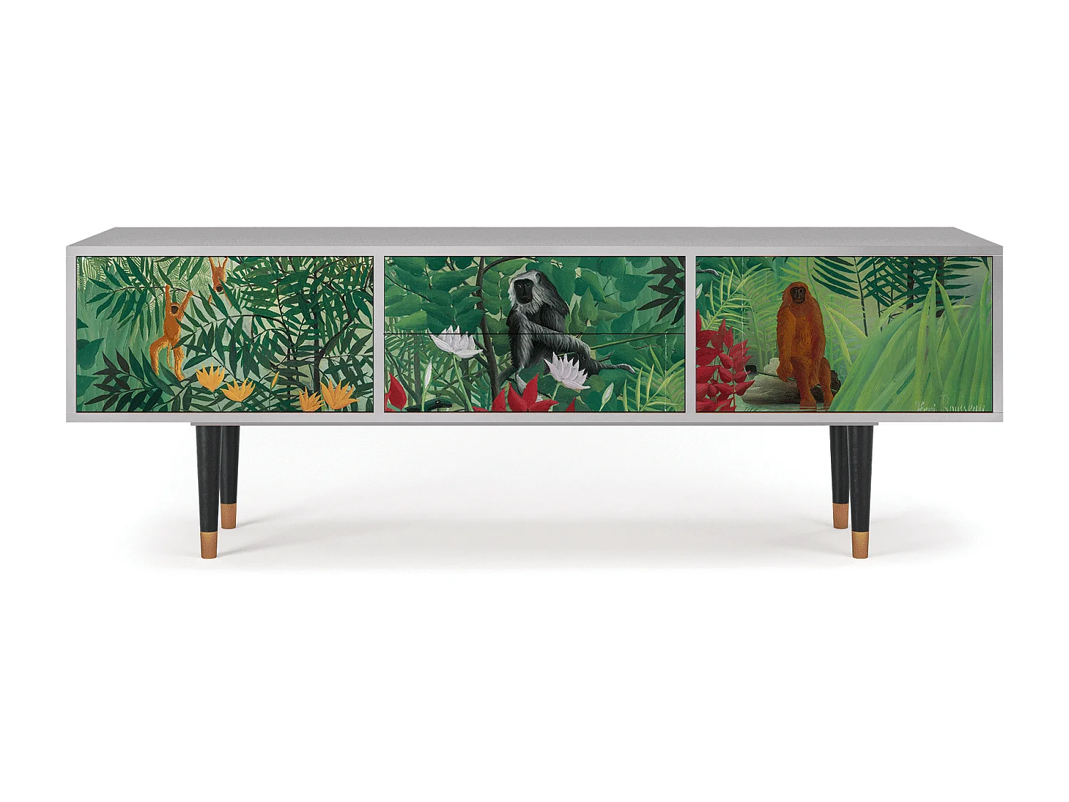 TV-Möbel - 170х59х48 cm - T4 - Jungles in Paris, Grau