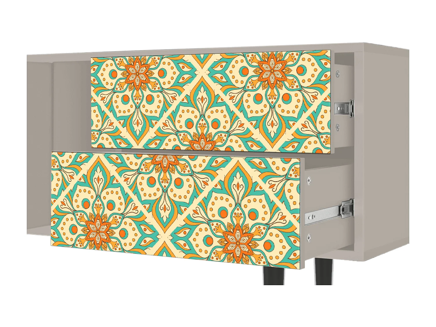 Mueble de TV - 170х69х48 cm - T1 - Hindu Daisy, Arena