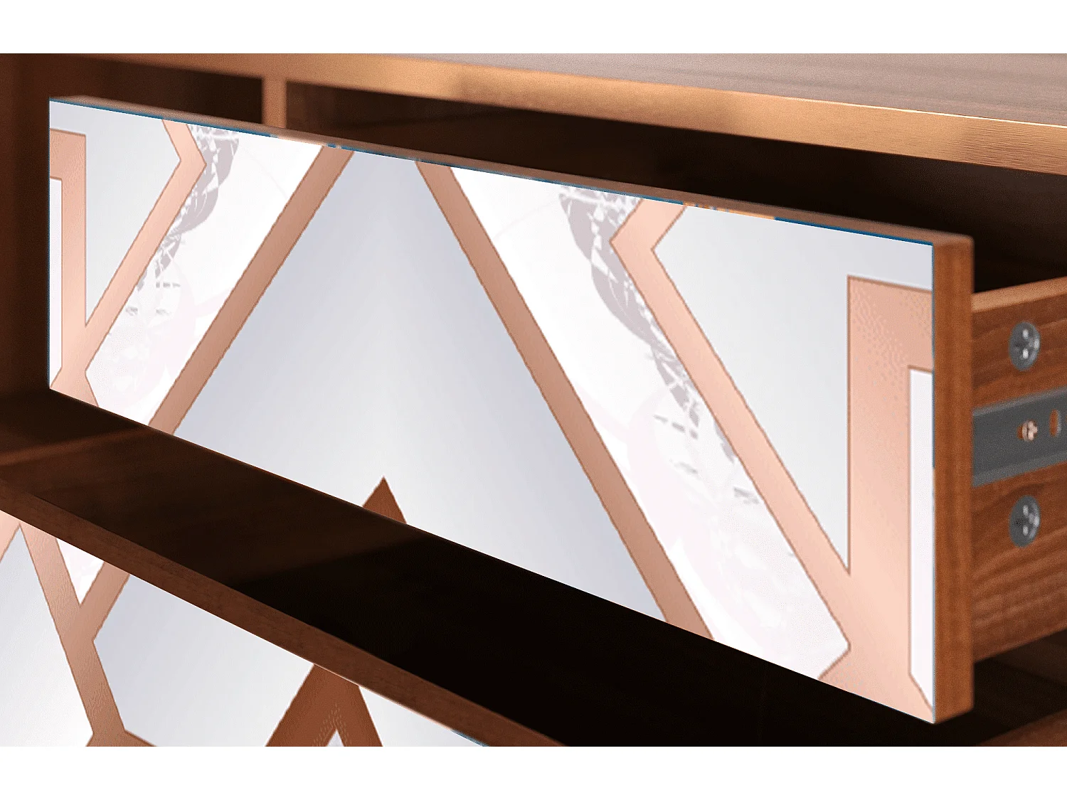 TV-Möbel - 170х59х48 cm - T4 - Pastel Fairytale, Walnuss