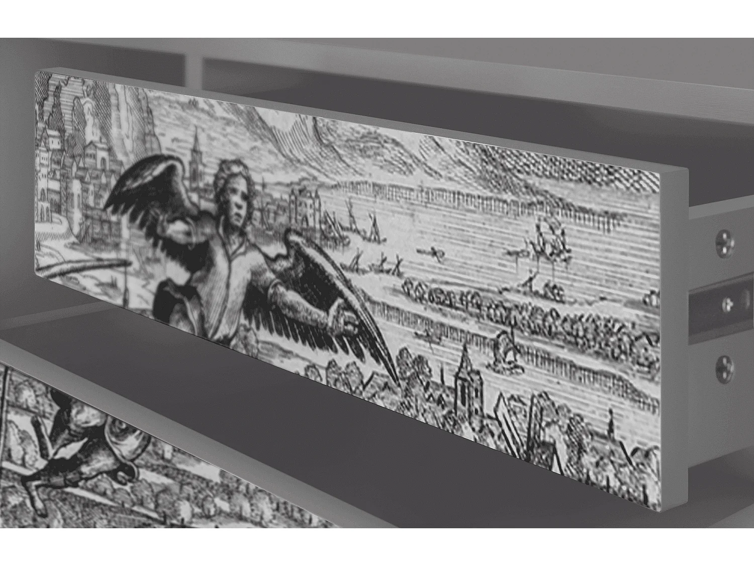 Meuble TV - 170х59х48 cm - T4 - Departure, Gris