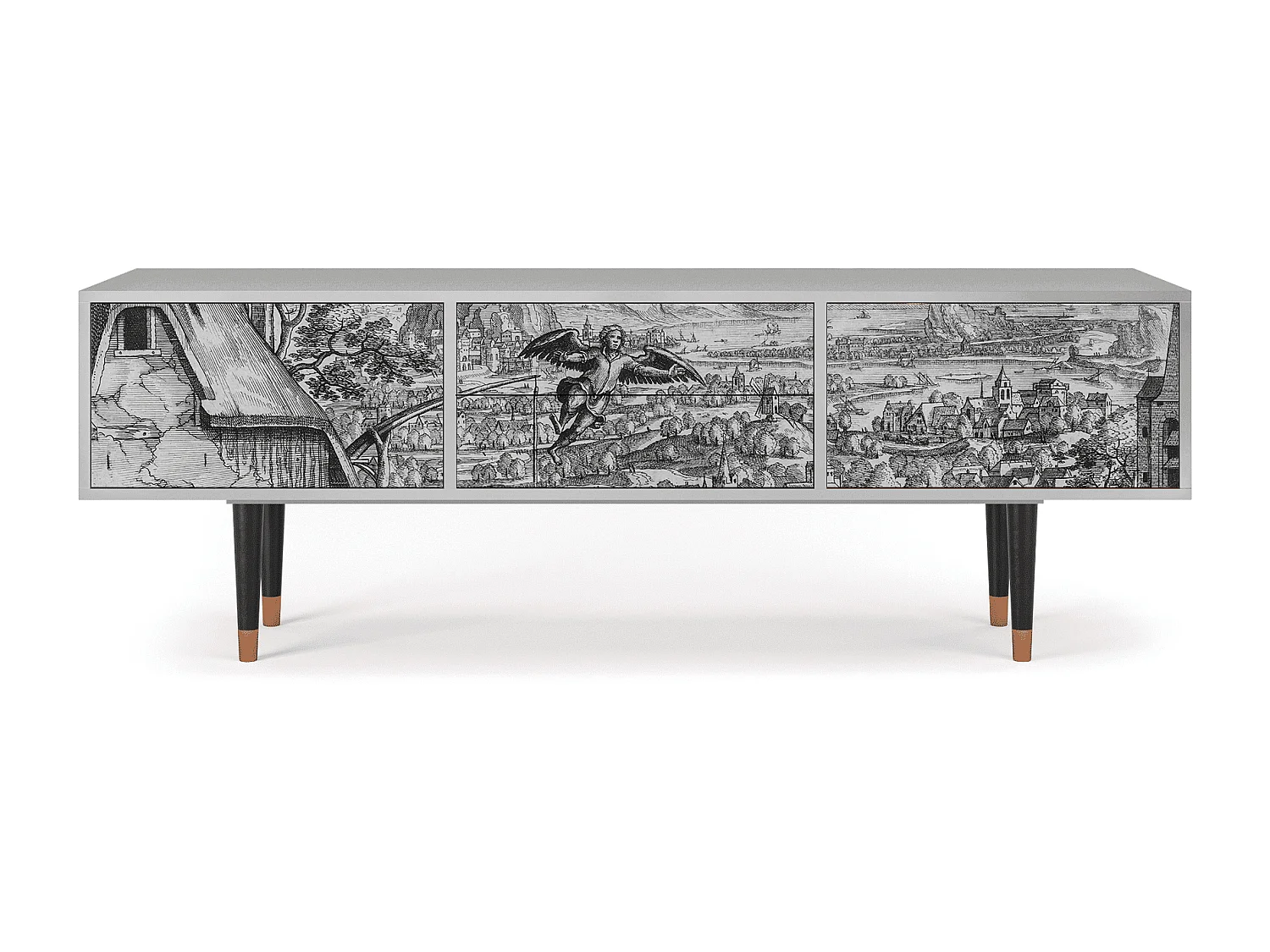 Mobile TV - 170х59х48 cm - T4 - Departure, Grigio