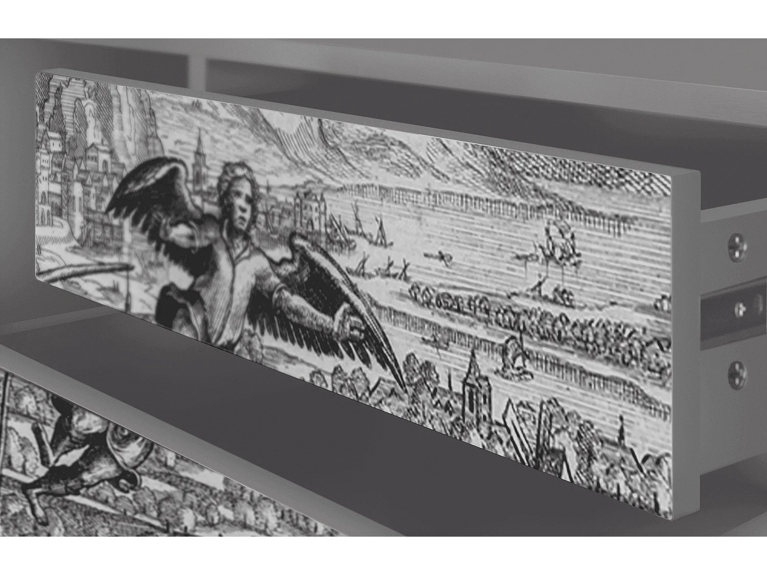 Mobile TV - 170х59х48 cm - T4 - Departure, Grigio