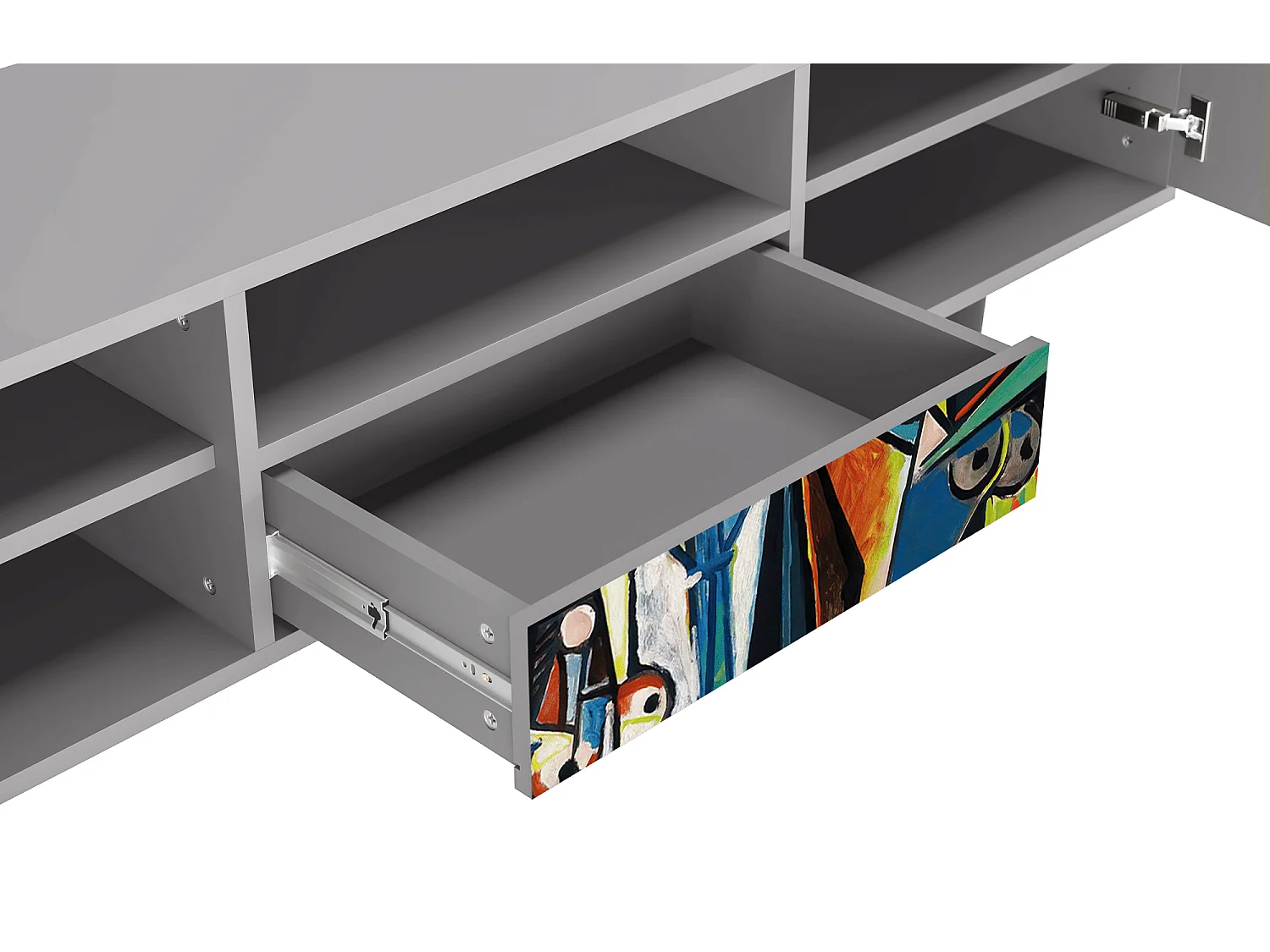 TV-meubel - 170х59х41 cm - T6 - Women of Algiers, Grijs