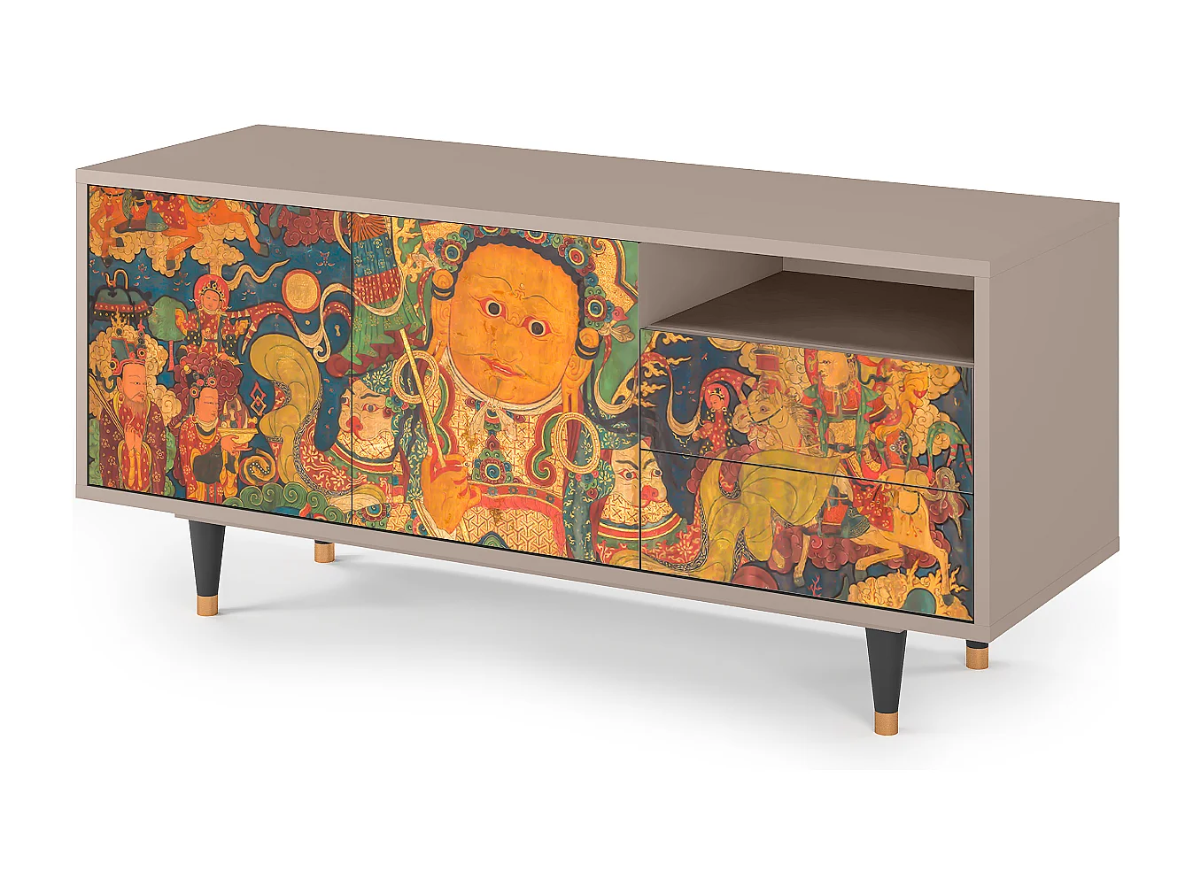 Meuble TV - 125х56х41 cm - T7 - God by Vaisravana , Latte