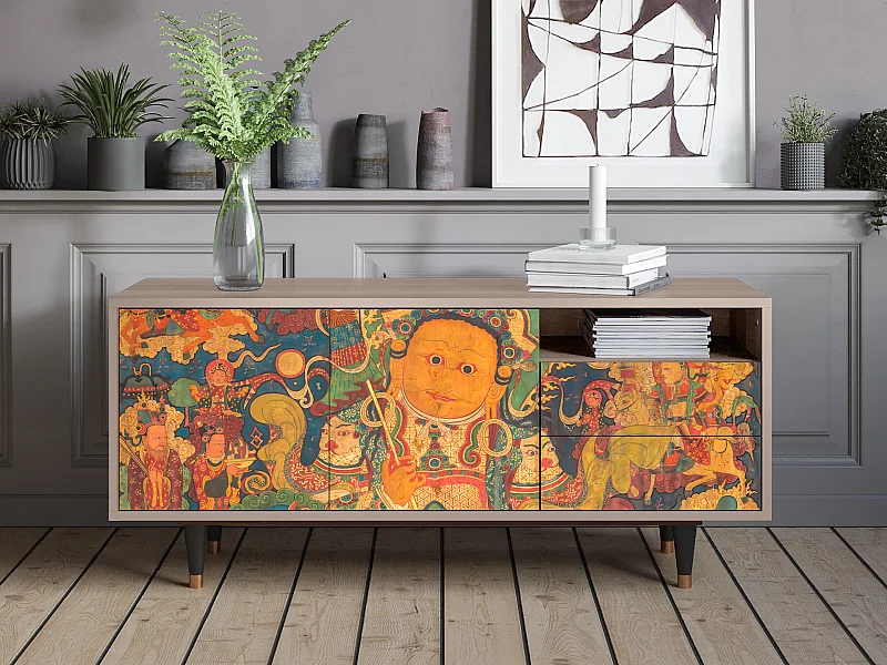 TV-meubel - 125х56х41 cm - T7 - God by Vaisravana , Latte