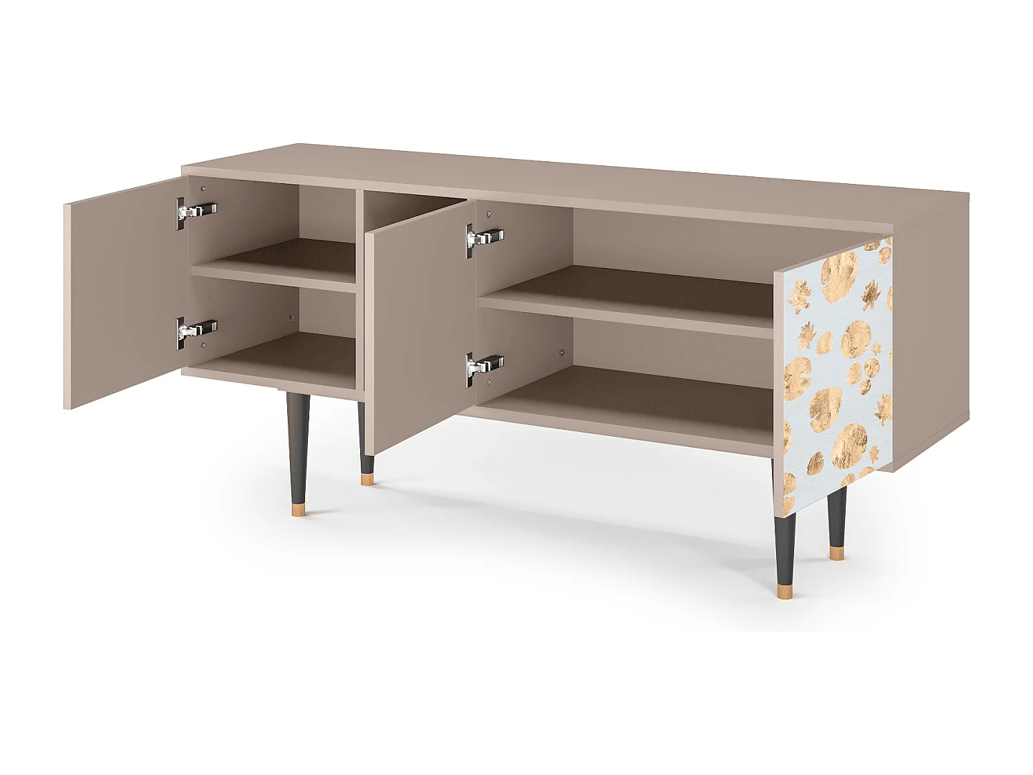 TV-meubel - 150х69х41 cm - T5 - Blue Giraffe, Latte