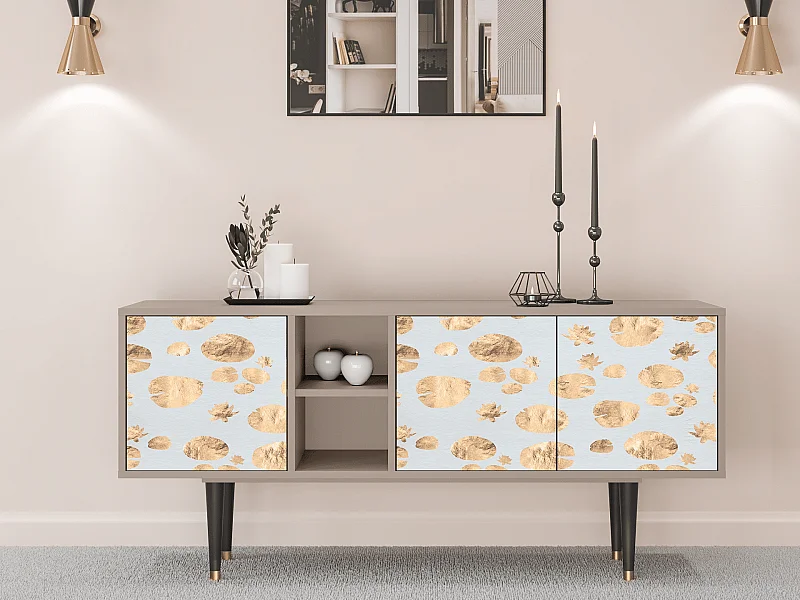 TV-meubel - 150х69х41 cm - T5 - Blue Giraffe, Latte