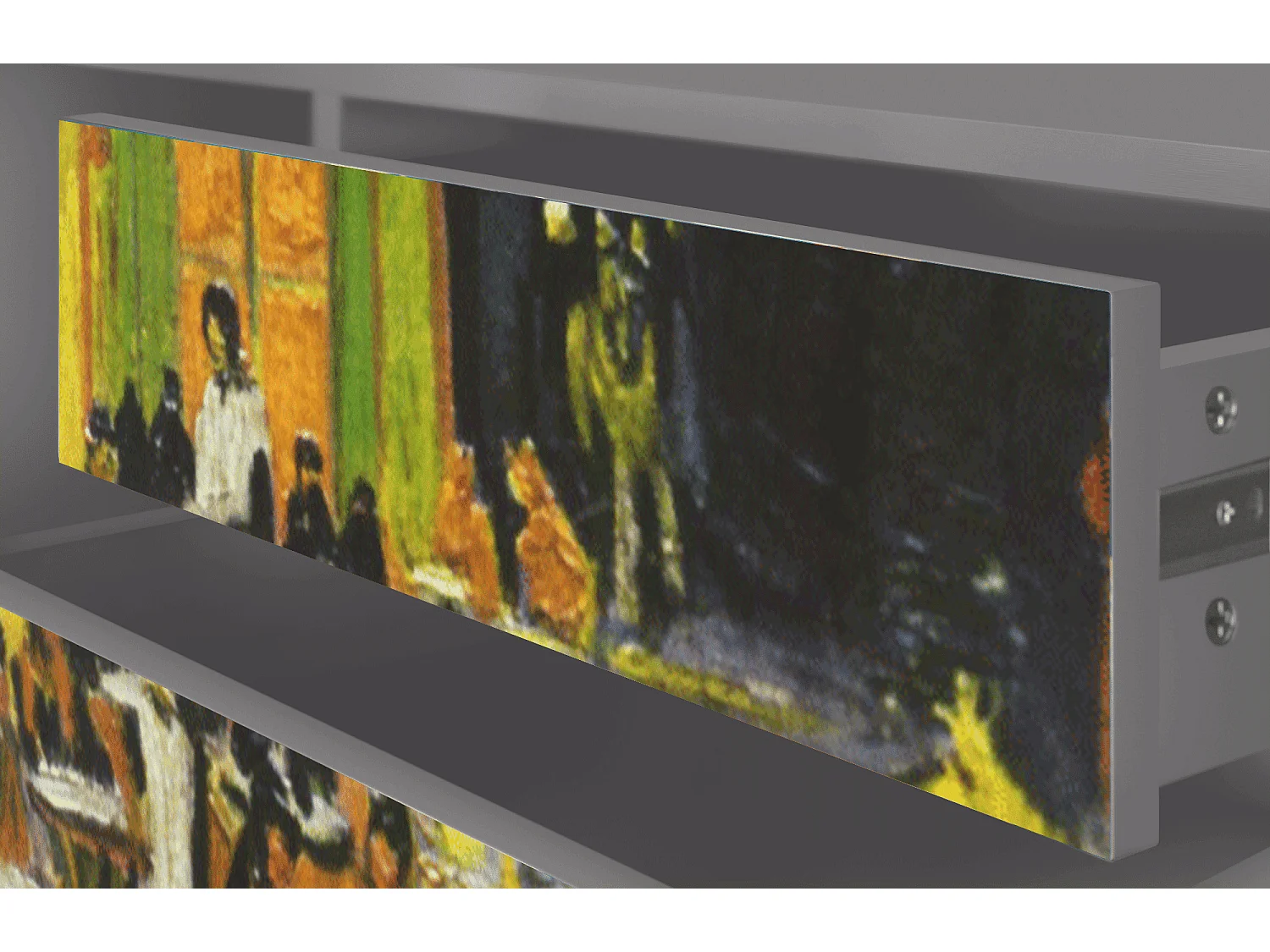 TV-meubel - 170х59х48 cm - T4 - Café Terrace at Night, Grijs