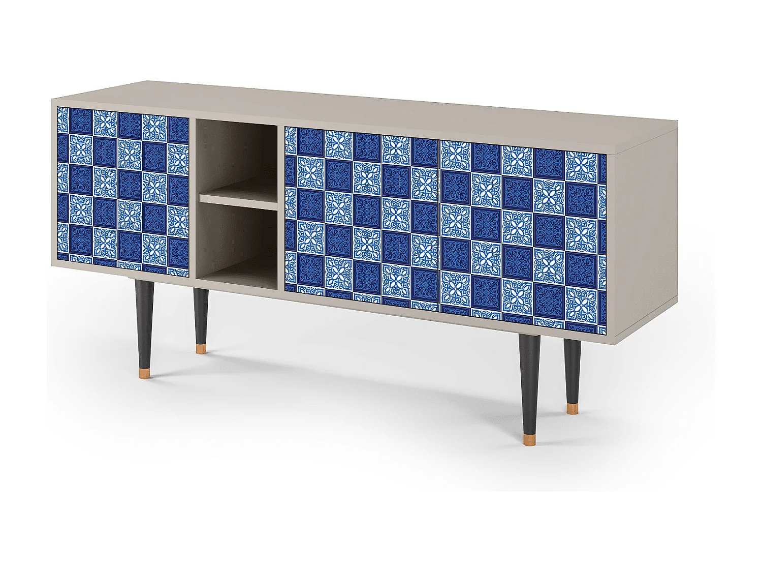 Mueble de TV - 150х69х41 cm - T5 - Light Path, Areia