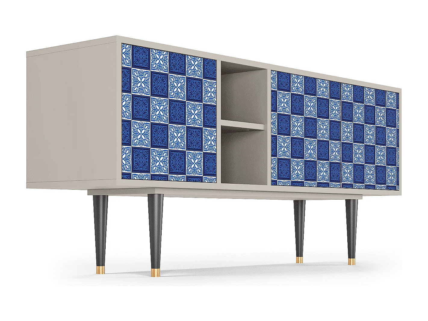 Mueble de TV - 150х69х41 cm - T5 - Light Path, Areia