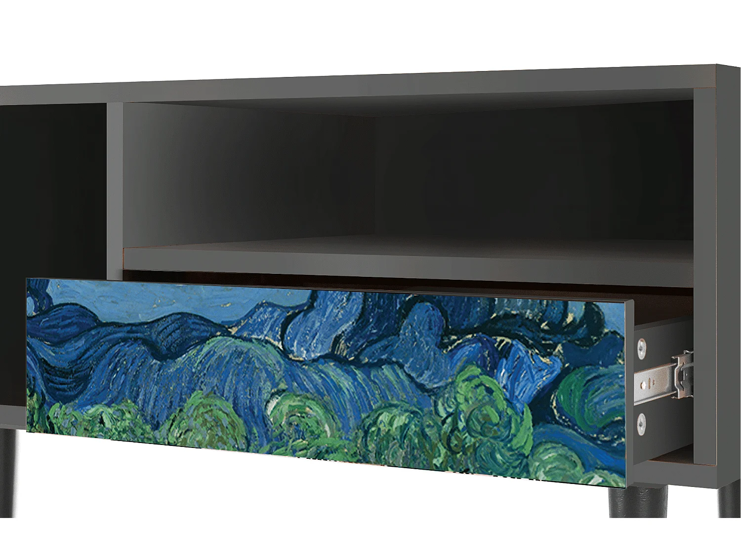 Mueble de TV - 115х59х48 cm - T3 - The Oil Trees, Antracite