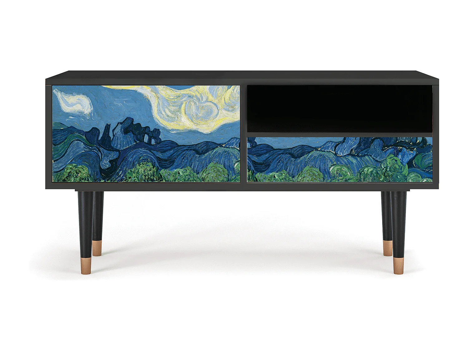 Mobile TV - 115х59х48 cm - T3 - The Oil Trees, Antracite